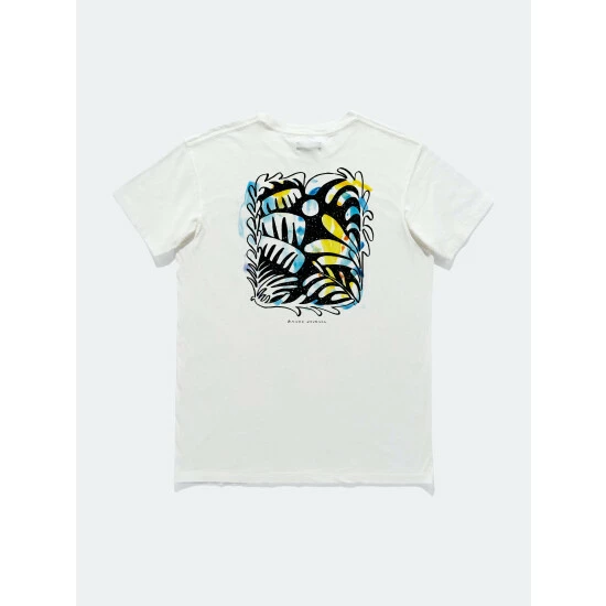 Banks Journal Postcard Classic Tee Shirt T-Shirts Off White 3 Banks Journal Postcard Classic Tee Shirt T-Shirts Off White