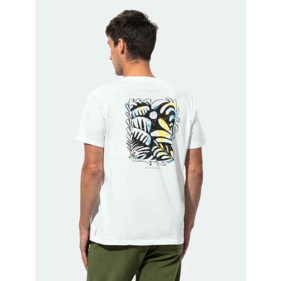 Banks Journal Postcard Classic Tee Shirt T-Shirts Off White 6 Banks Journal Postcard Classic Tee Shirt T-Shirts Off White - Image 4