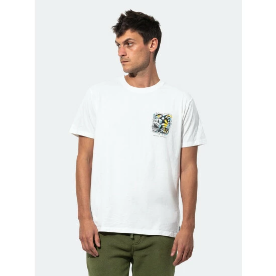 Banks Journal Postcard Classic Tee Shirt T-Shirts Off White 7 Banks Journal Postcard Classic Tee Shirt T-Shirts Off White - Image 5