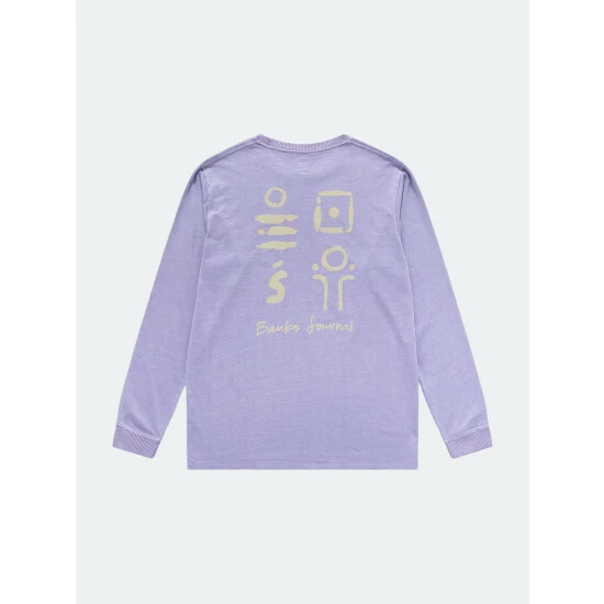 Banks Journal Objects L/S SMU Tee Shirt T-Shirts Lilac 4 Banks Journal Objects L/S SMU Tee Shirt T-Shirts Lilac - Image 2