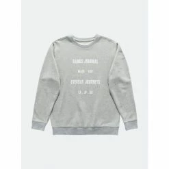 Banks Journal Passport Printed Fleece Sweatshirts, Sweaters & Hoodies Heather Grey