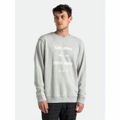Alternative view of Banks Journal Passport Printed Fleece Sweatshirts, Sweaters & Hoodies Heather Grey