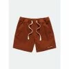 Banks Journal Label Elastic Boardshort Swimwear Baked Clay -Banks Journal store unnamed file 1055