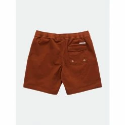 Alternative view of Banks Journal Label Elastic Boardshort Swimwear Baked Clay