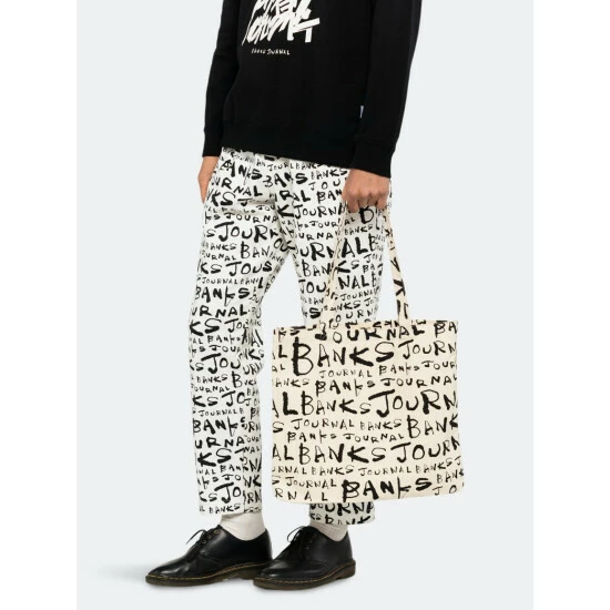 Banks Journal Dunkwell Tote Bag Handbags Bone - Image 2