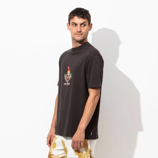 Banks Journal Birds Trader Tee Shirt T-Shirts Black 6 Banks Journal Birds Trader Tee Shirt T-Shirts Black - Image 4