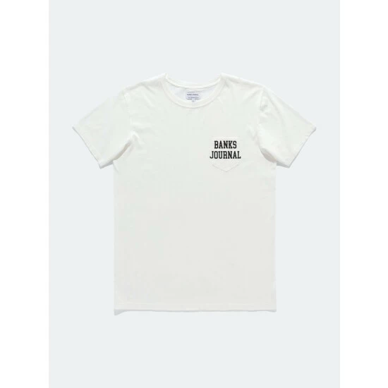 Banks Journal Defender Classic Tee Shirt Tops Off White 3 Banks Journal Defender Classic Tee Shirt Tops Off White