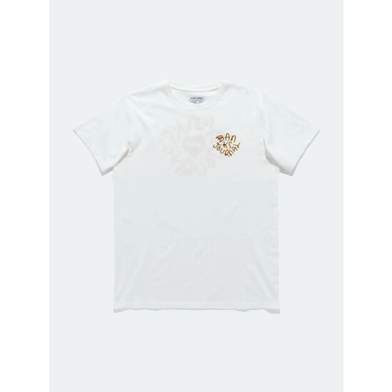 Banks Journal Heart Stamp Classic Tee Shirt Tops Off White 4 Banks Journal Heart Stamp Classic Tee Shirt Tops Off White - Image 2