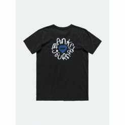 Banks Journal Heart Stamp Classic Tee Shirt Tops Dirty Black