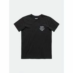 Alternative view of Banks Journal Heart Stamp Classic Tee Shirt Tops Dirty Black