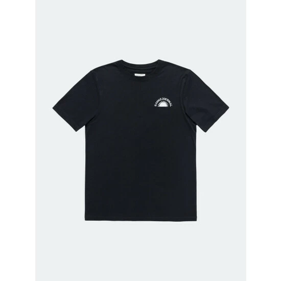 Banks Journal Beams Classic Tee Shirt Tops Dirty Black 4 Banks Journal Beams Classic Tee Shirt Tops Dirty Black - Image 2