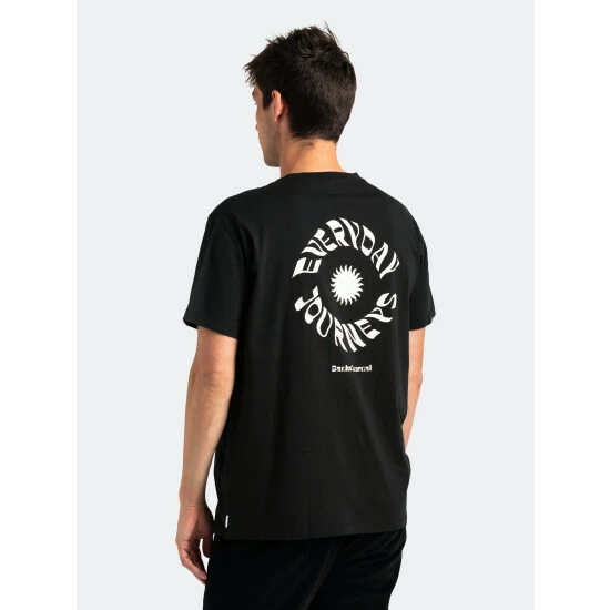 Banks Journal Beams Classic Tee Shirt Tops Dirty Black 6 Banks Journal Beams Classic Tee Shirt Tops Dirty Black - Image 4
