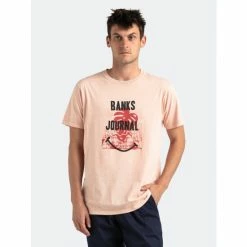 Alternative view of Banks Journal Fronds Faded Tee Shirt Tops Pink Ivory