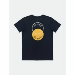 Banks Journal Compass Faded Tee Shirt Tops Dirty Denim