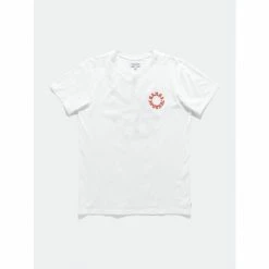 Alternative view of Banks Journal Compass Faded Tee Shirt Tops Off White