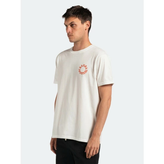 Banks Journal Compass Faded Tee Shirt Tops Off White 6 Banks Journal Compass Faded Tee Shirt Tops Off White - Image 4