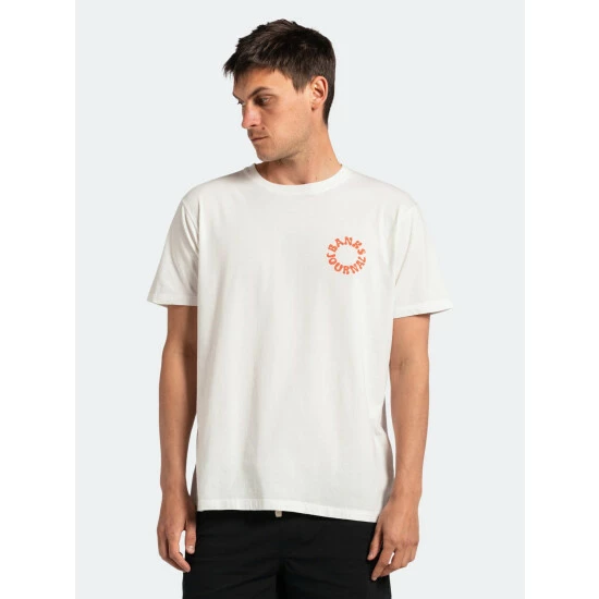 Banks Journal Compass Faded Tee Shirt Tops Off White 7 Banks Journal Compass Faded Tee Shirt Tops Off White - Image 5