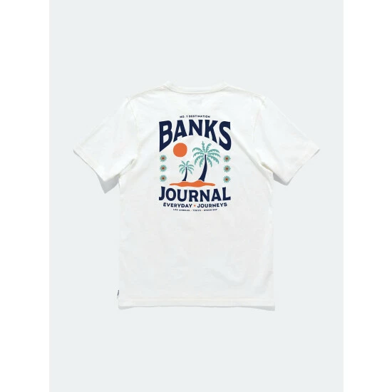 Banks Journal Angeles Tee Shirt Tops Off White 3 Banks Journal Angeles Tee Shirt Tops Off White