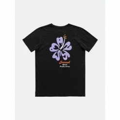 Banks Journal Canopy Faded Tee Shirt Tops Dirty Black
