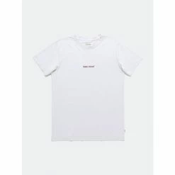 Banks Journal Heading Faded Tee Shirt Tops Off White
