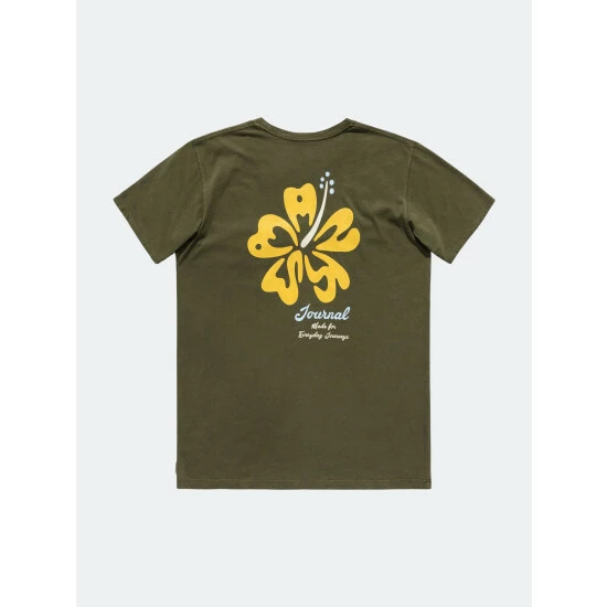 Banks Journal Canopy Faded Tee Shirt Tops Army 3 Banks Journal Canopy Faded Tee Shirt Tops Army