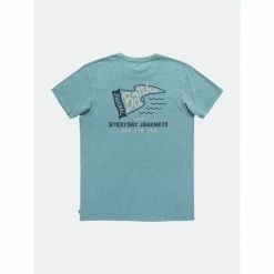Alternative view of Banks Journal Flag Breeze Tee Shirt T-Shirts Blue Fog