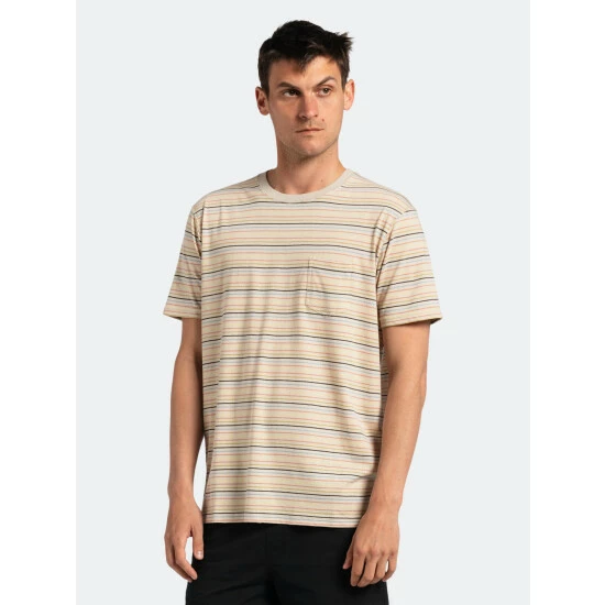 Banks Journal Birmingham Deluxe Tee Shirt Tops Bone 4 Banks Journal Birmingham Deluxe Tee Shirt Tops Bone - Image 2