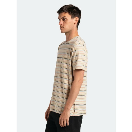 Banks Journal Birmingham Deluxe Tee Shirt Tops Bone 6 Banks Journal Birmingham Deluxe Tee Shirt Tops Bone - Image 4