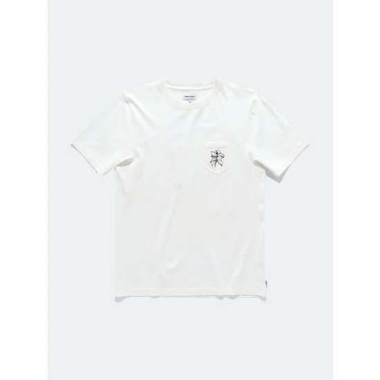 Banks Journal Form Trader Tee Shirt Tops Off White 4 Banks Journal Form Trader Tee Shirt Tops Off White - Image 2