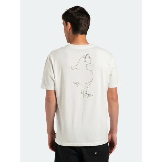 Banks Journal Form Trader Tee Shirt Tops Off White 6 Banks Journal Form Trader Tee Shirt Tops Off White - Image 4