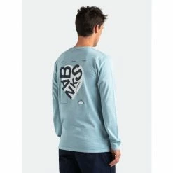 Banks Journal Decoded L/S Tee Shirt Tops Aqua Blue -Banks Journal store unnamed file 1223