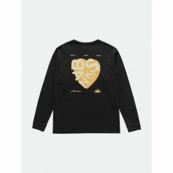 Banks Journal Decoded L/S Tee Shirt Tops Dirty Black
