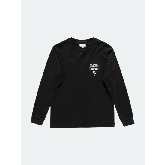 Banks Journal Calypso L/S Tee Shirt Tops Dirty Black 4 Banks Journal Calypso L/S Tee Shirt Tops Dirty Black - Image 2