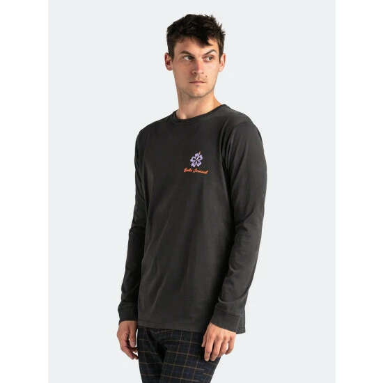 Banks Journal Canopy L/S Tee Shirt Tops Dirty Black 7 Banks Journal Canopy L/S Tee Shirt Tops Dirty Black - Image 5