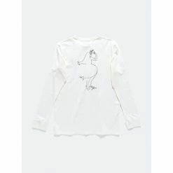 Banks Journal Form L/S Tee Shirt Tops Off White
