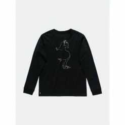 Banks Journal Form L/S Tee Shirt Tops Dirty Black
