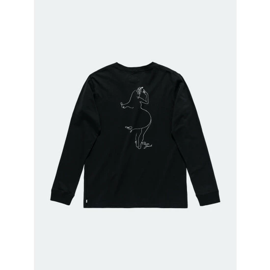 Banks Journal Form L/S Tee Shirt Tops Dirty Black 3 Banks Journal Form L/S Tee Shirt Tops Dirty Black