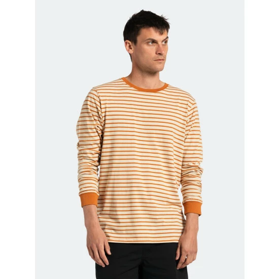 Banks Journal Fridays L/S Tee Shirt Tops Tobacco 4 Banks Journal Fridays L/S Tee Shirt Tops Tobacco - Image 2
