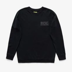 Banks Journal Deepest Reaches Crew Neck- Black T-Shirts