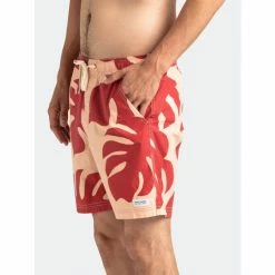 Banks Journal Fronds Boardshort Swimwear Peach -Banks Journal store unnamed file 1300