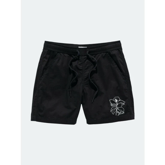 Banks Journal Form Elastic Boardshort Swimwear Dirty Black 3 Banks Journal Form Elastic Boardshort Swimwear Dirty Black