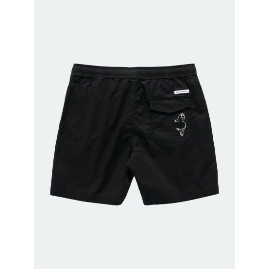 Banks Journal Form Elastic Boardshort Swimwear Dirty Black 4 Banks Journal Form Elastic Boardshort Swimwear Dirty Black - Image 2