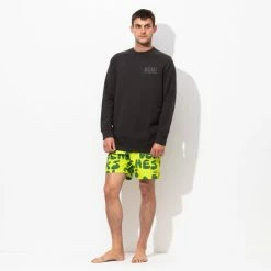 Alternative view of Banks Journal Deepest Reaches Crew Neck- Black T-Shirts