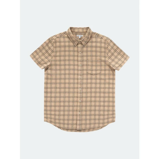 Banks Journal Heights S/s Woven Shirt Shirts Bone 3 Banks Journal Heights S/s Woven Shirt Shirts Bone