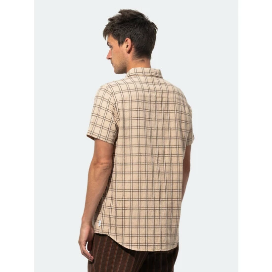 Banks Journal Heights S/s Woven Shirt Shirts Bone 6 Banks Journal Heights S/s Woven Shirt Shirts Bone - Image 4