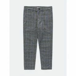 Banks Journal Downtown Check Pant Denim & Bottoms Grey