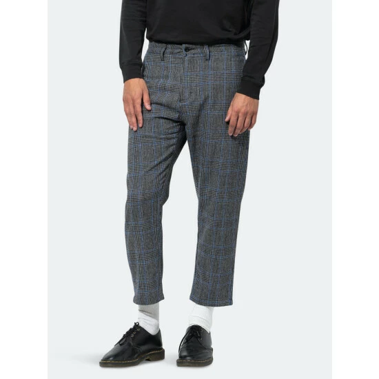 Banks Journal Downtown Check Pant Denim & Bottoms Grey 5 Banks Journal Downtown Check Pant Denim & Bottoms Grey - Image 3