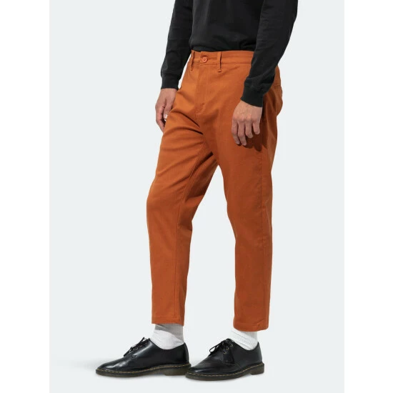 Banks Journal Downtown Twill Pant Denim & Bottoms Dark Amber 6 Banks Journal Downtown Twill Pant Denim & Bottoms Dark Amber - Image 4