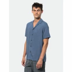 Banks Journal Brighton S/S Woven Shirt Tops Atlantic -Banks Journal store unnamed file 1341