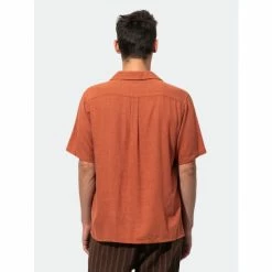 Banks Journal Brighton S/S Woven Shirt Tops Dark Amber -Banks Journal store unnamed file 1346